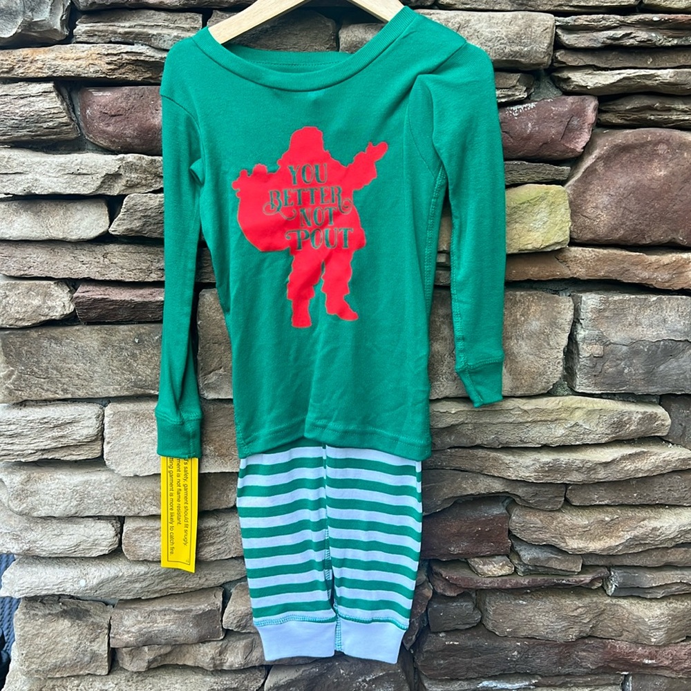 Christmas pajamas, striped Jammies